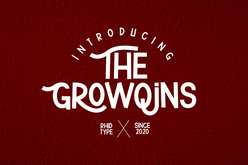 The Growqins Font