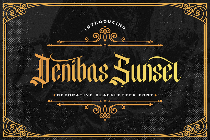 Denibas Sunset Font