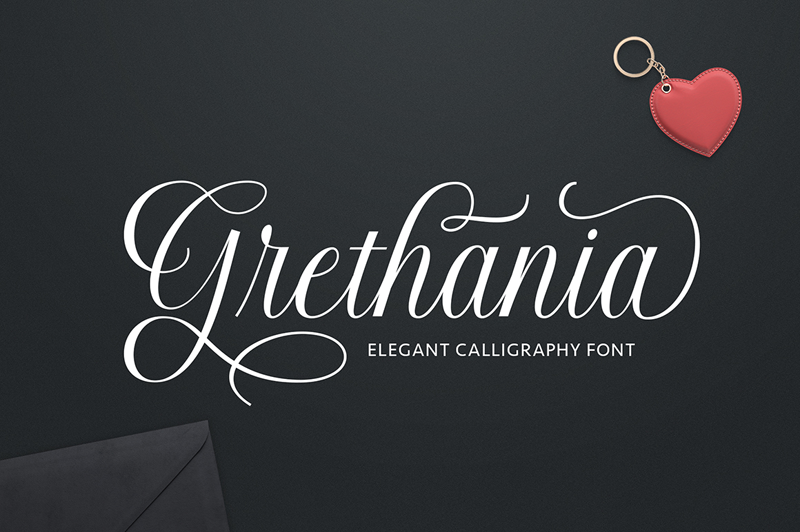 Grethania Script Font