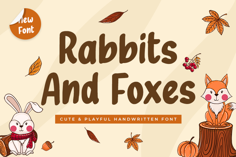 Rabbits And Foxes Font