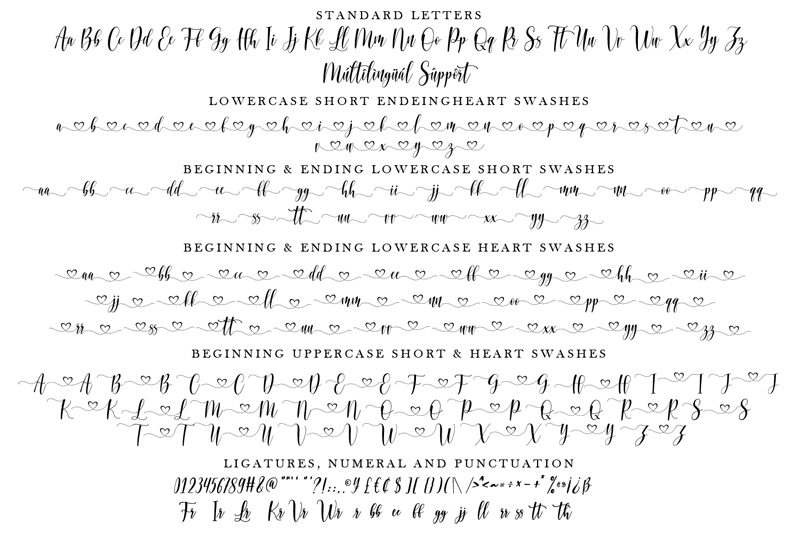 Loved Heart Script Font