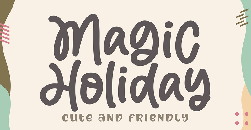 Magic Holiday Font