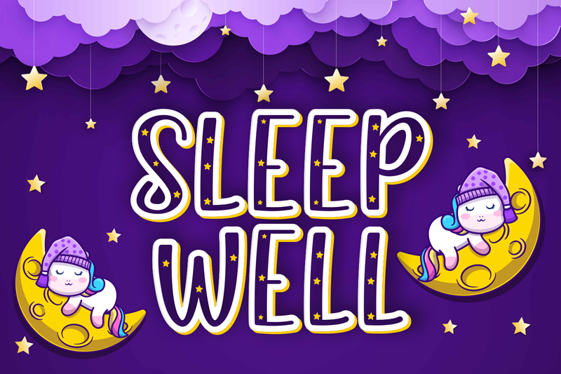 Sleep Well Font