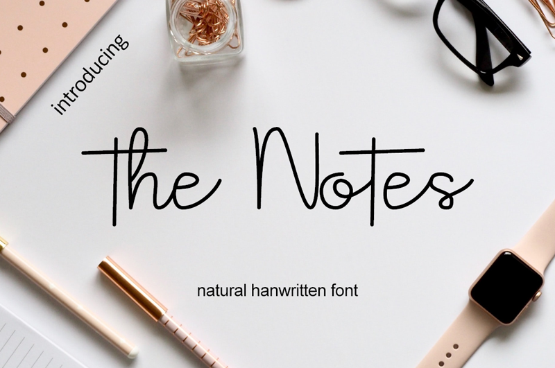 The Notes Font