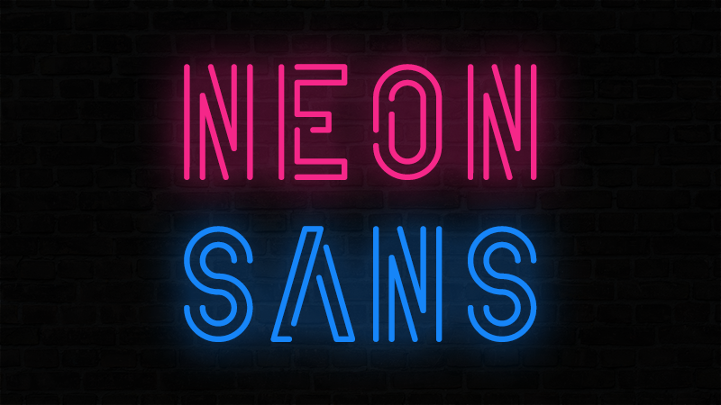 Neon Sans Font