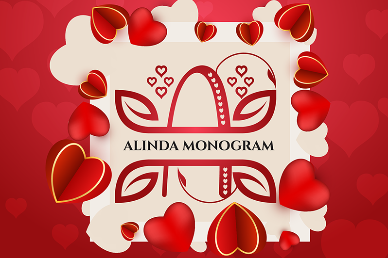 Alinda Monogram Font