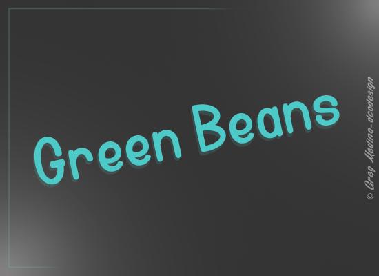 Green Beans Font