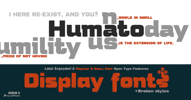 Humato Heavy Font