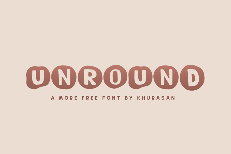 Unround Font