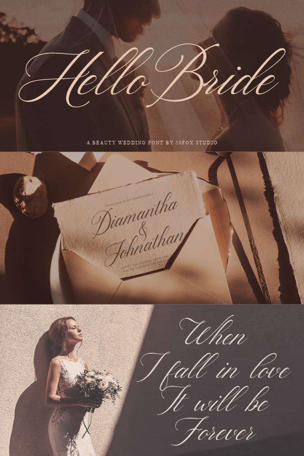 Hello Bride Script Font