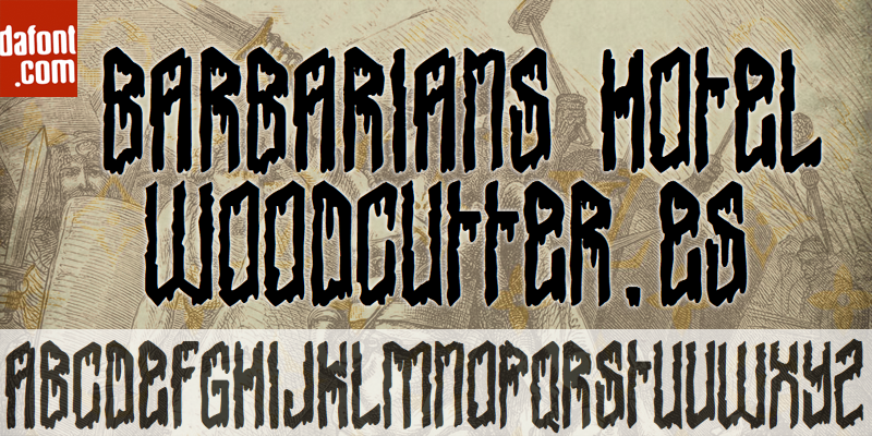 Barbarians Hotel Font