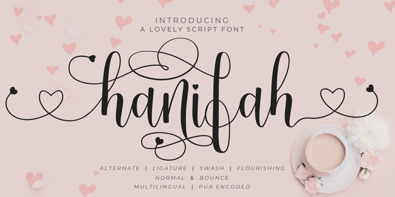 Hanifah Font