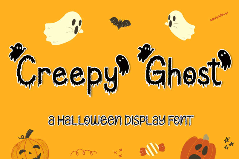 Creepy Ghost Font
