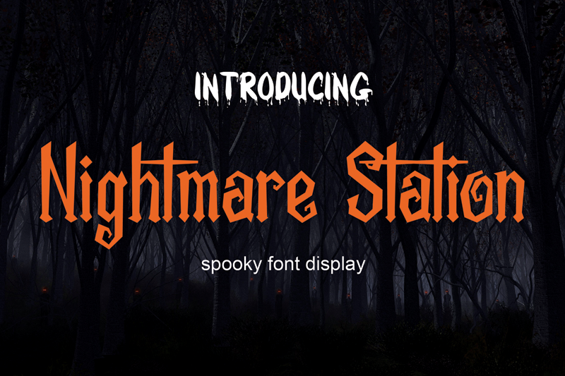 Nightmare Station Font