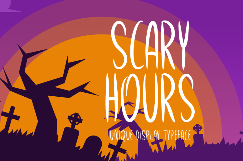 Scary Hours Font