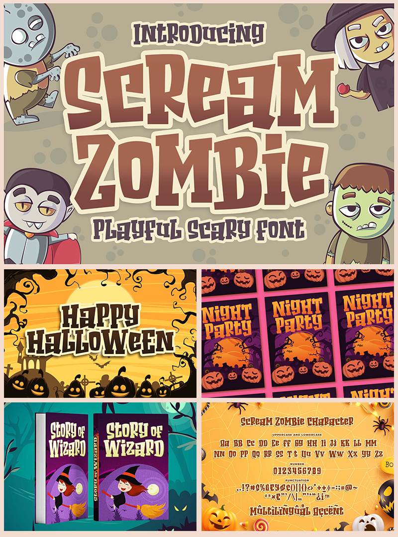 Scream Zombie Font