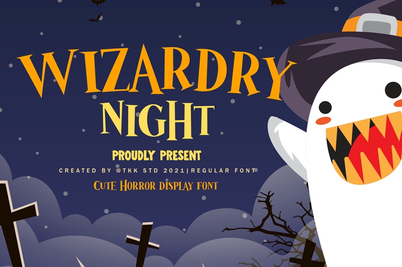 Wizardry Night Font