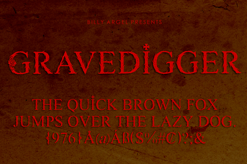Gravedigger Font