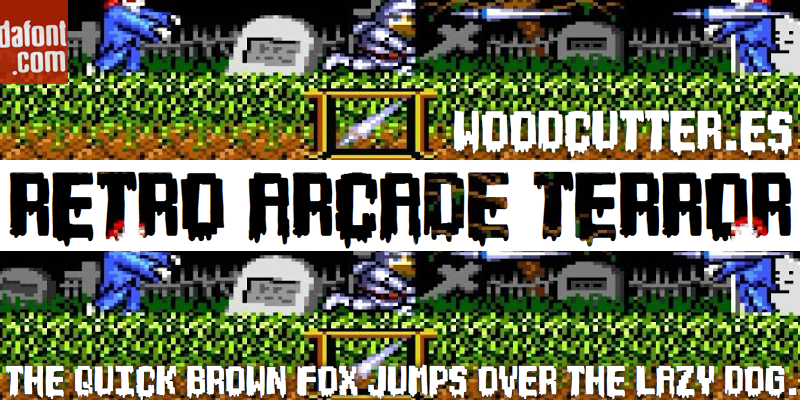 Retro Arcade Terror Font