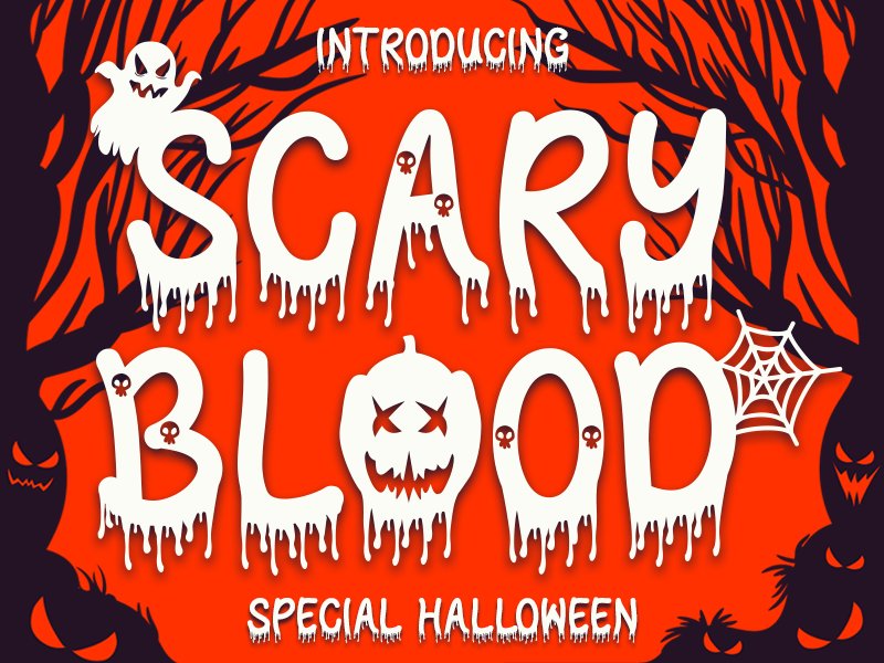 Scary Blood Font
