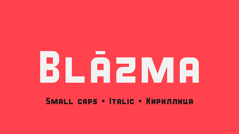 Blazma Font