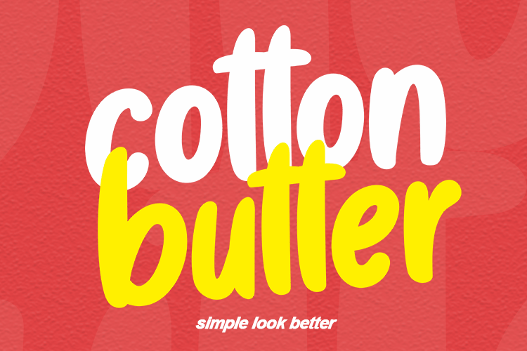 Cotton Butter Font