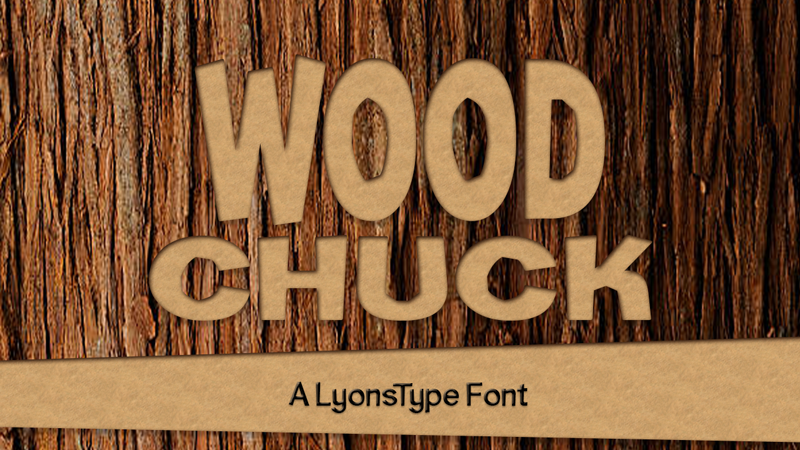 LT Woodchuck Font