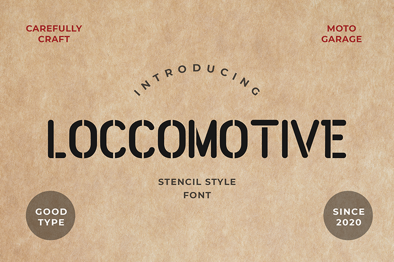 Loccomotive Font