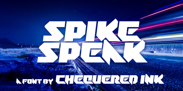 Spike Speak Font
