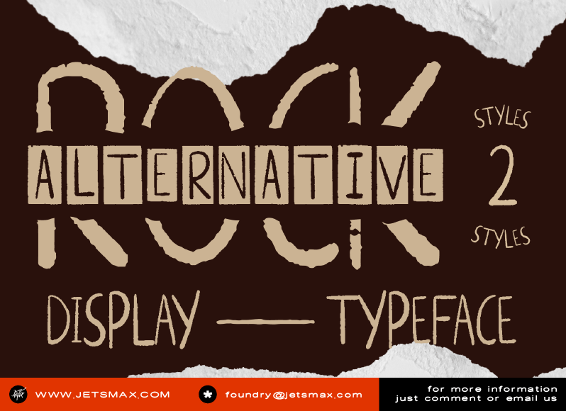 Alternative Rock Border Font