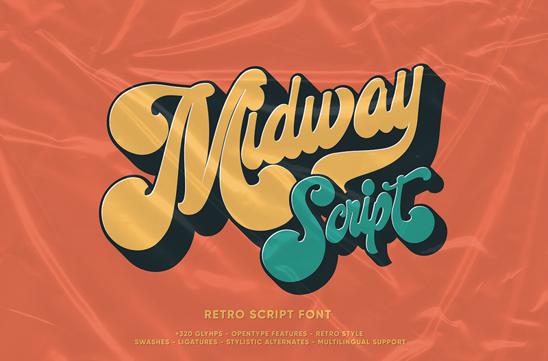 Midway Retro Font