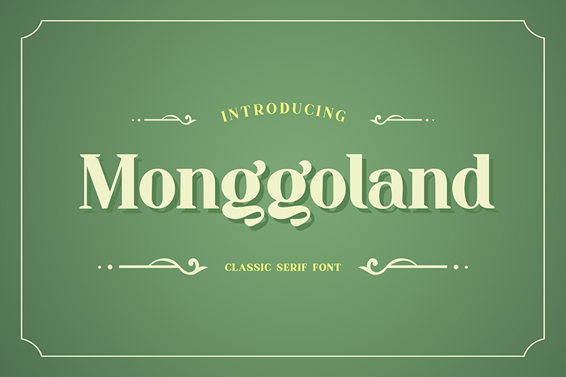 Monggoland Font