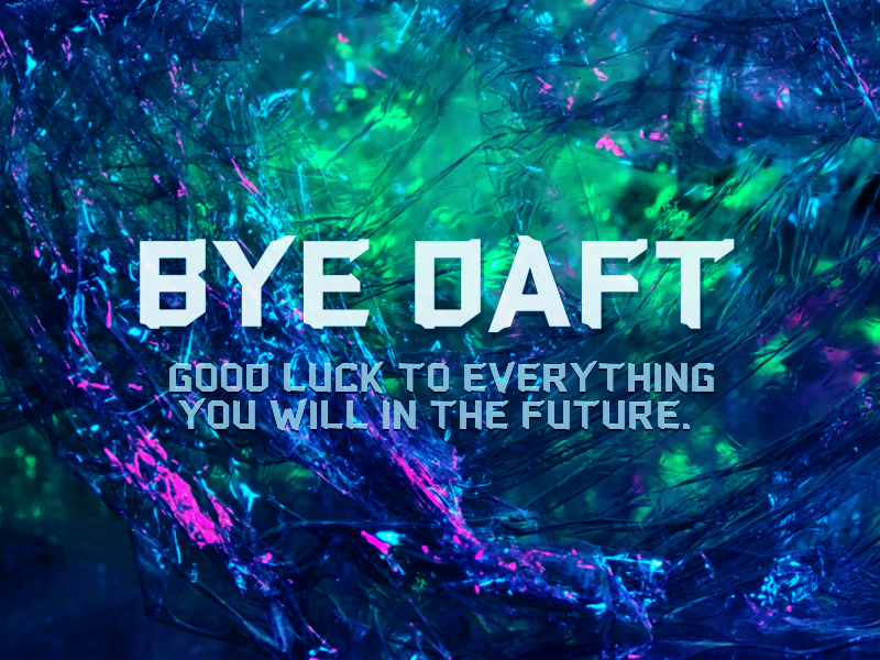 B Bye Daft Font