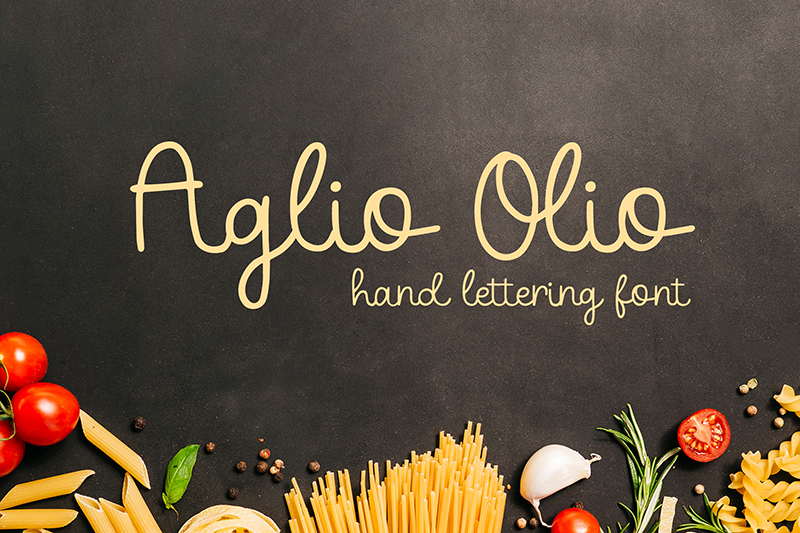 Aglio Olio Font
