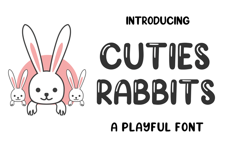 Cuties Rabbits Font