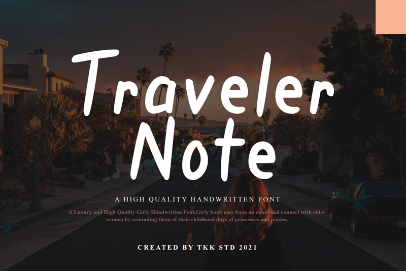 Traveler Note Font