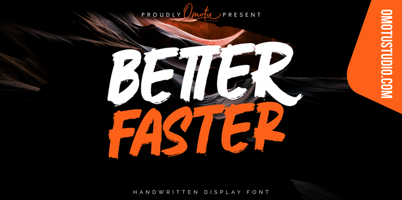 Better Faster Font