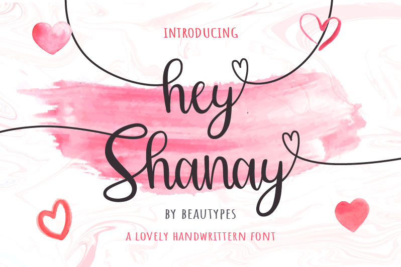 Hey Shanay Font