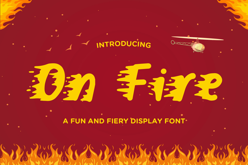On Fire Font