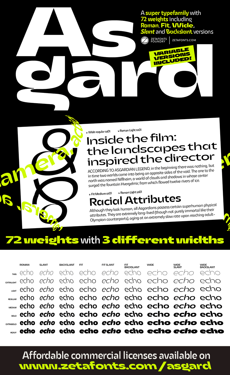 Asgard Fit Font