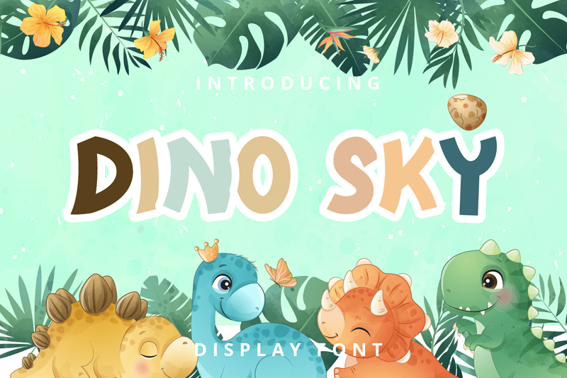 Dino Sky Font