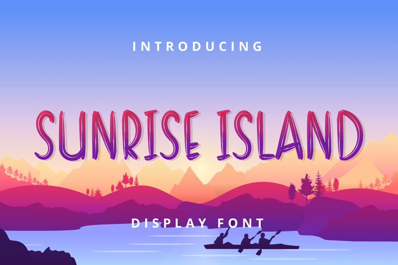 Sunrise Island Font