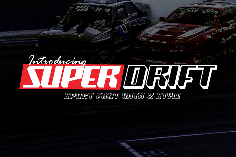 Super Drift Font
