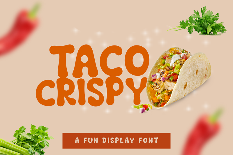 Taco Crispy Font