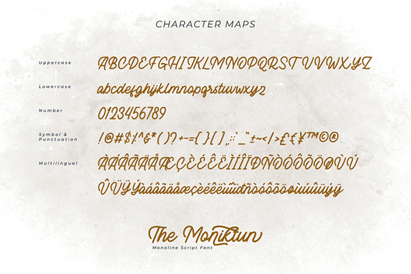 The Moniktun Font