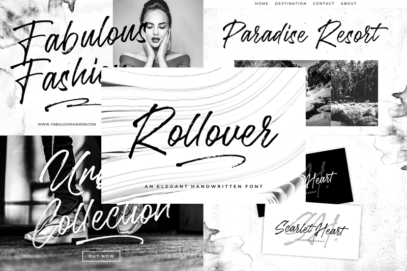 Rollover Font