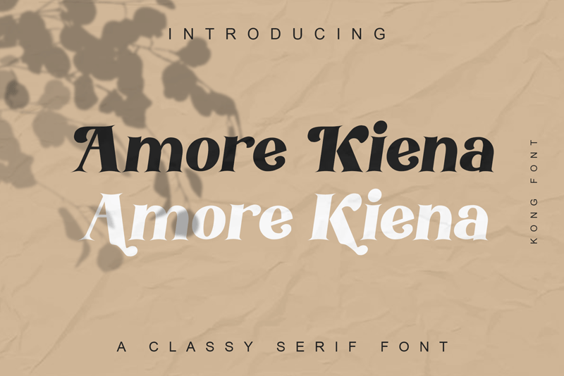 Amore Kiena Font