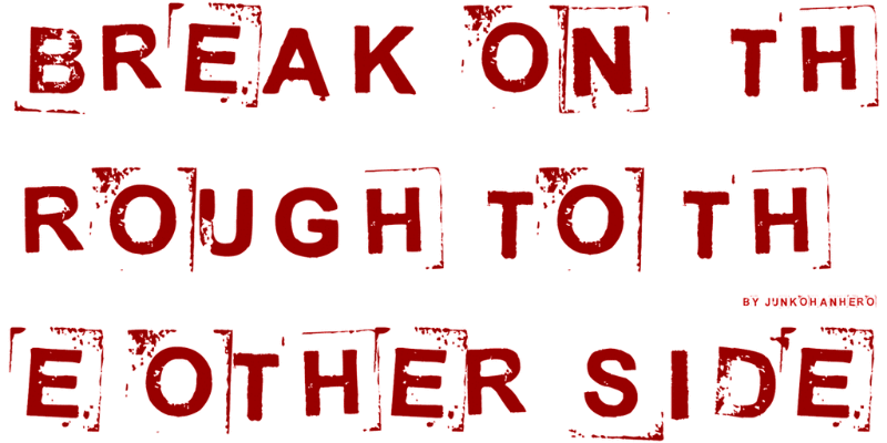 Break on through Font