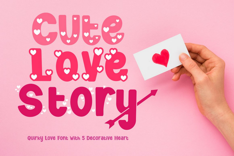 Cute Love Story Font
