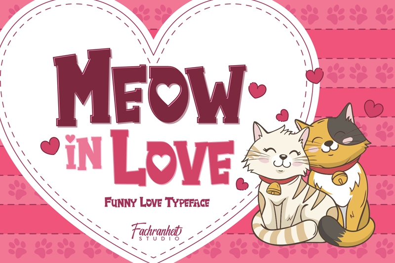 Meow in Love Font